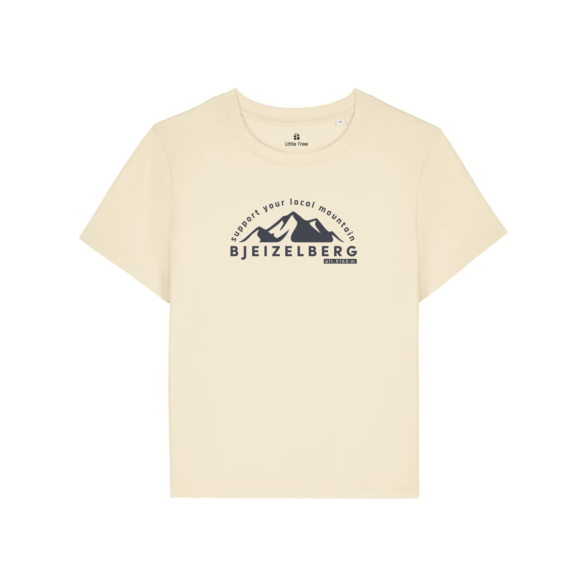 T-shirt Bjeizelberg in de kleur Honing