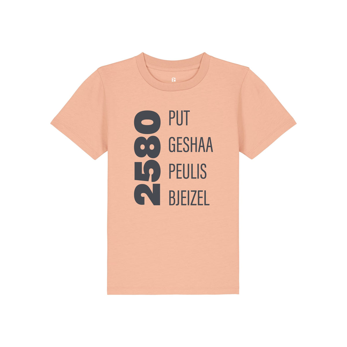 T-shirt 2580 in de kleur Perzik