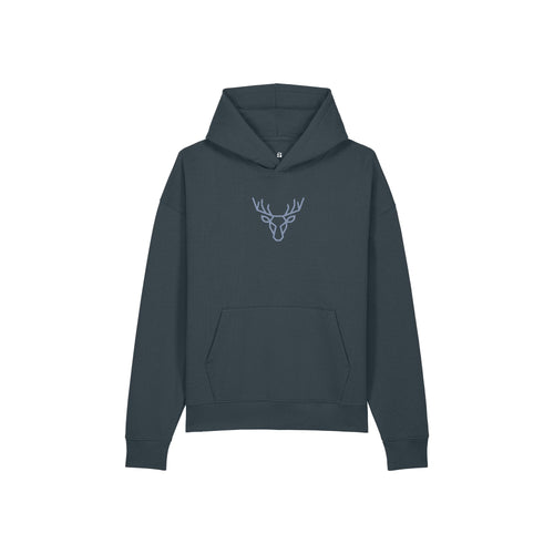 Hoodie Moose in de kleur Storm